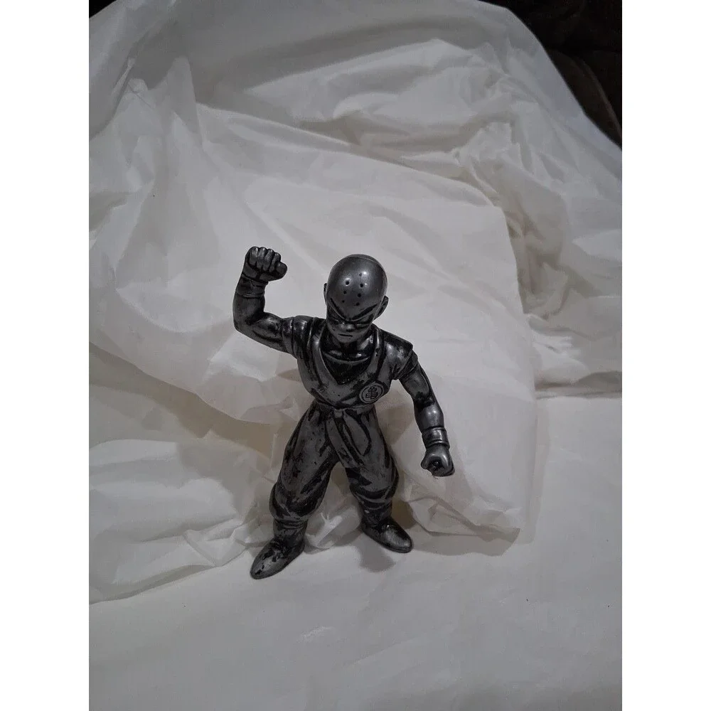 Vintage Dragon Ball Z Y2K Burger King Kids Meal Toy Silver Krillin